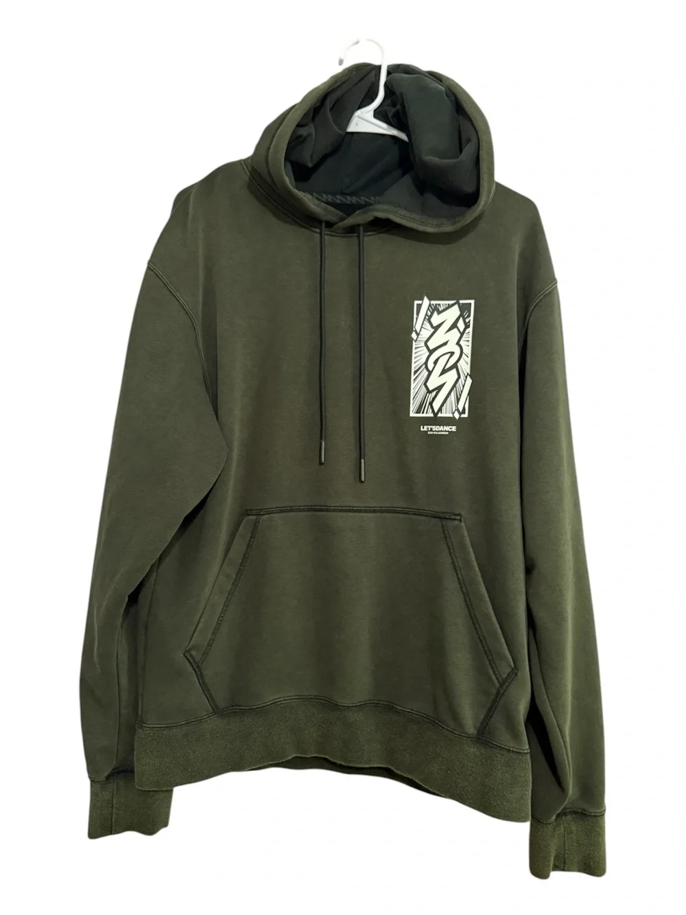 Jordan Zion Dri-FIT Performance Fleece Hoodie Olive Green Men’s Size Small